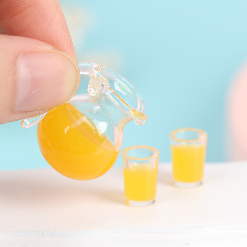 Baby Food Cooking Set - 3Pcs/set 1:12 Dollhouse Miniature Food Drink