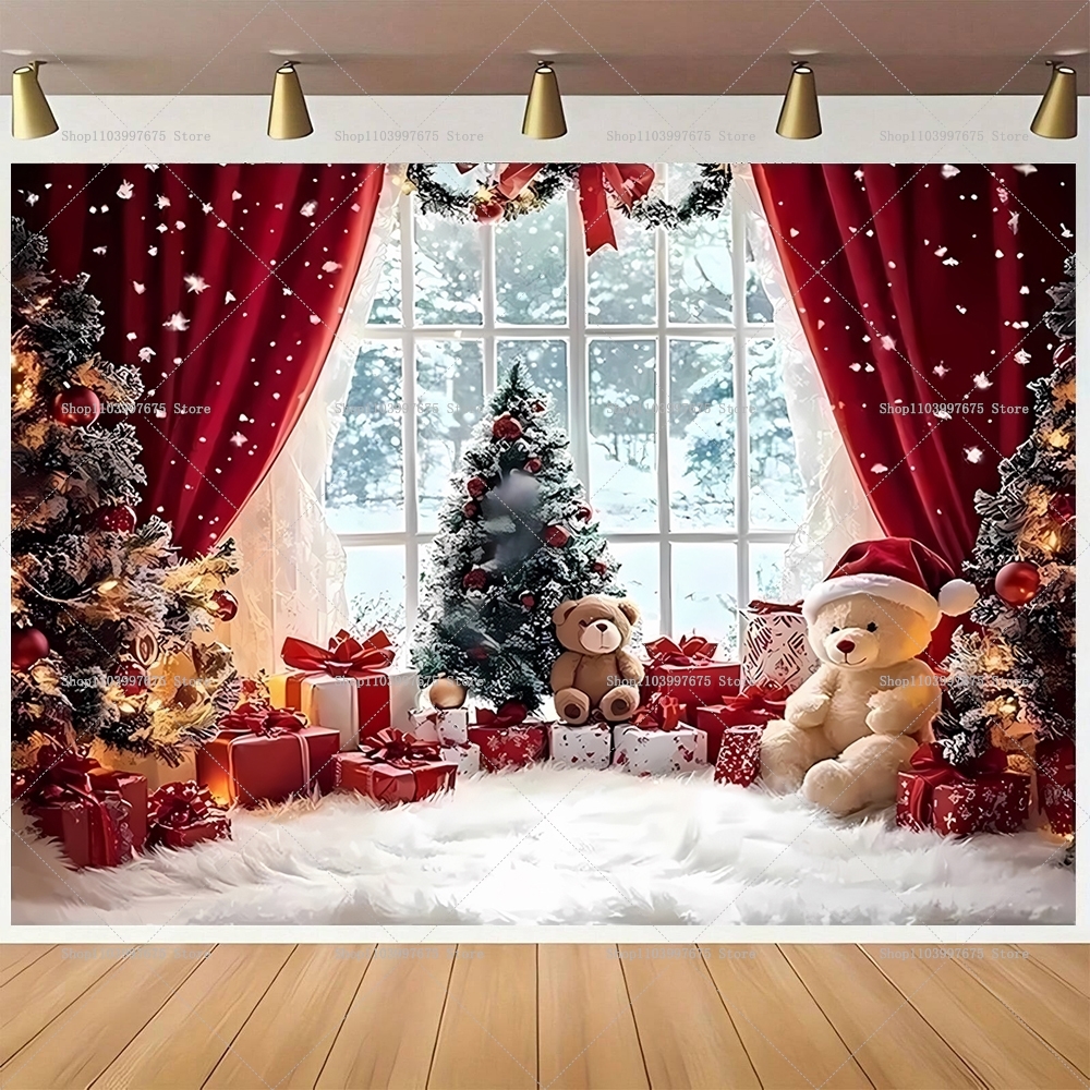 Baby Food Ingredients - Merry Christmas Backdrops Wonderland Snowman Decor