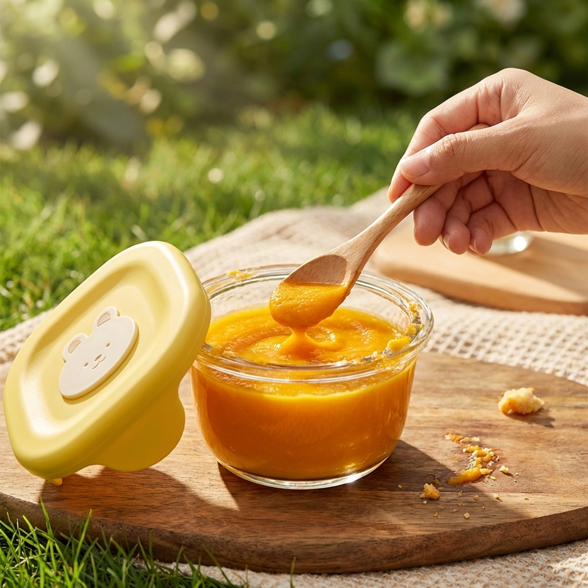 Baby Food Allergy Rash - Glass Feeding Bowl with Lid–Heat&Cold Resistant,High