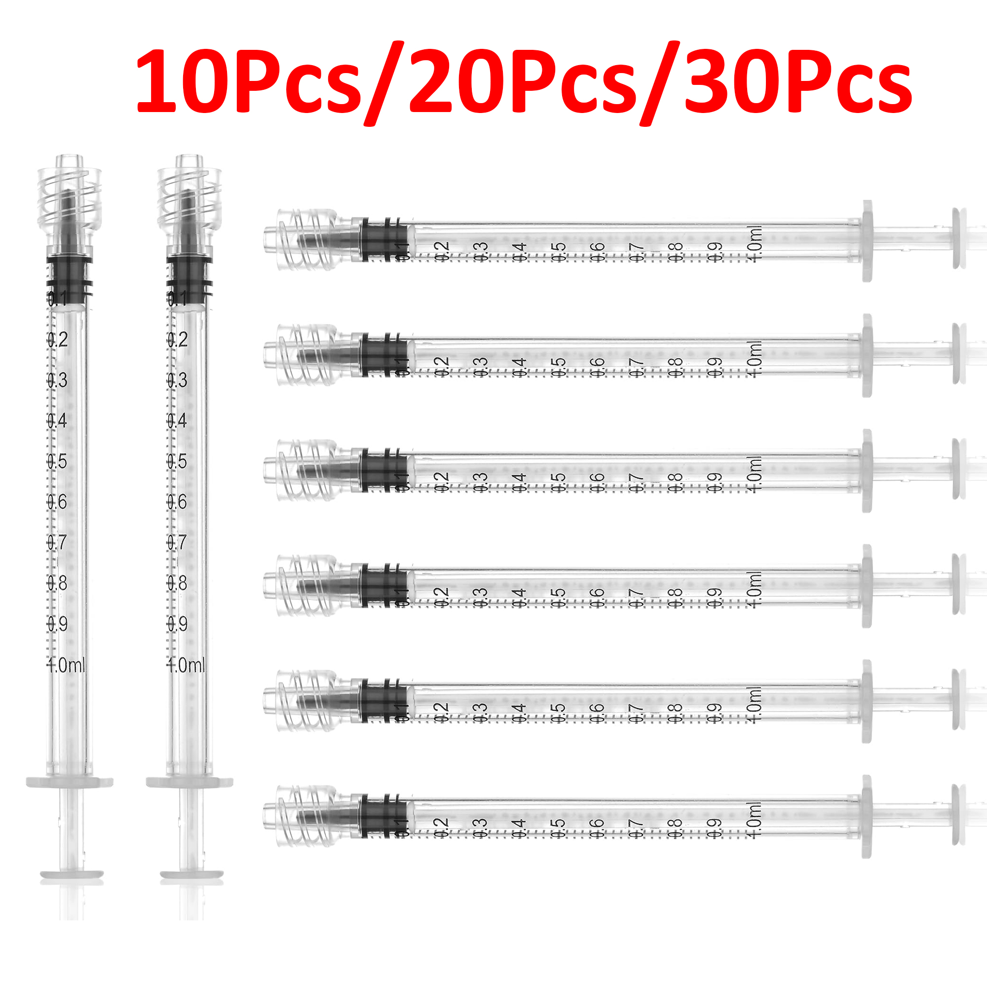 Baby Food Allergy Rash - 10Pcs/20Pcs/30Pcs 1ml/1cc Luer Lock Syringe Sterile