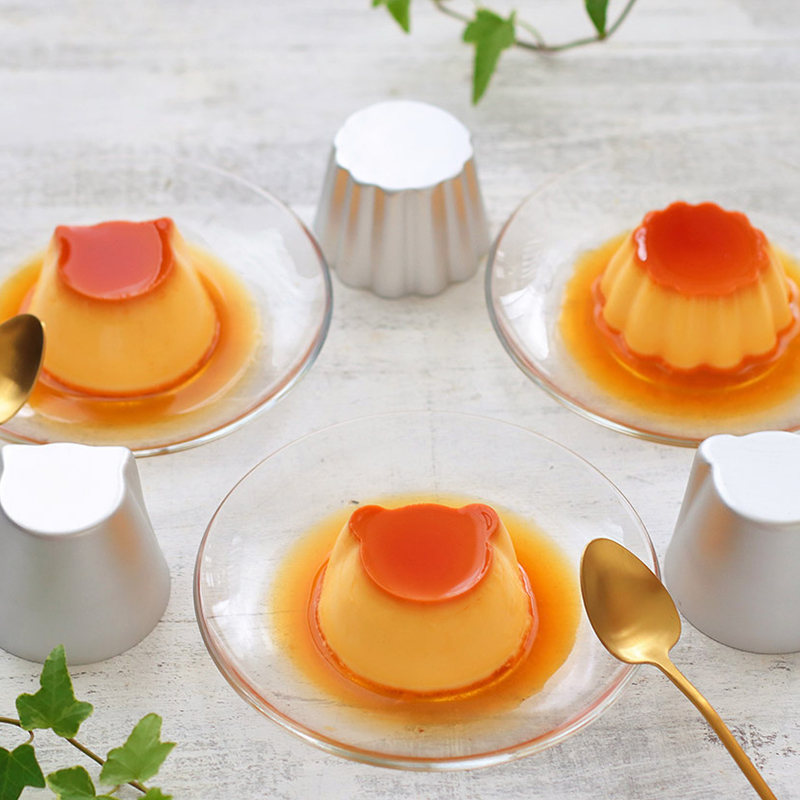 Baby Food Jelly - Cute Floral Aluminum Muffin Pudding Cup