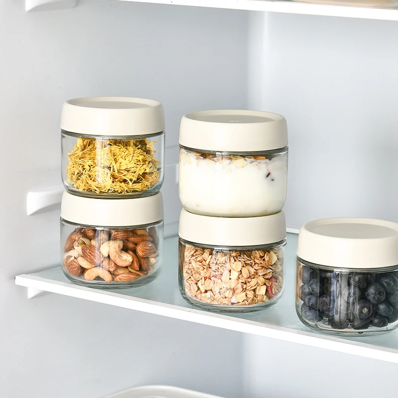 Baby Food Jars Glass - Glass Storage Jar Sealed Food Storage