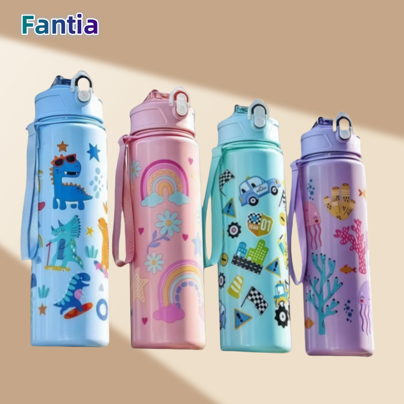 Baby Food Hipp - 750ml Dinosaur Water Bottle For Kids