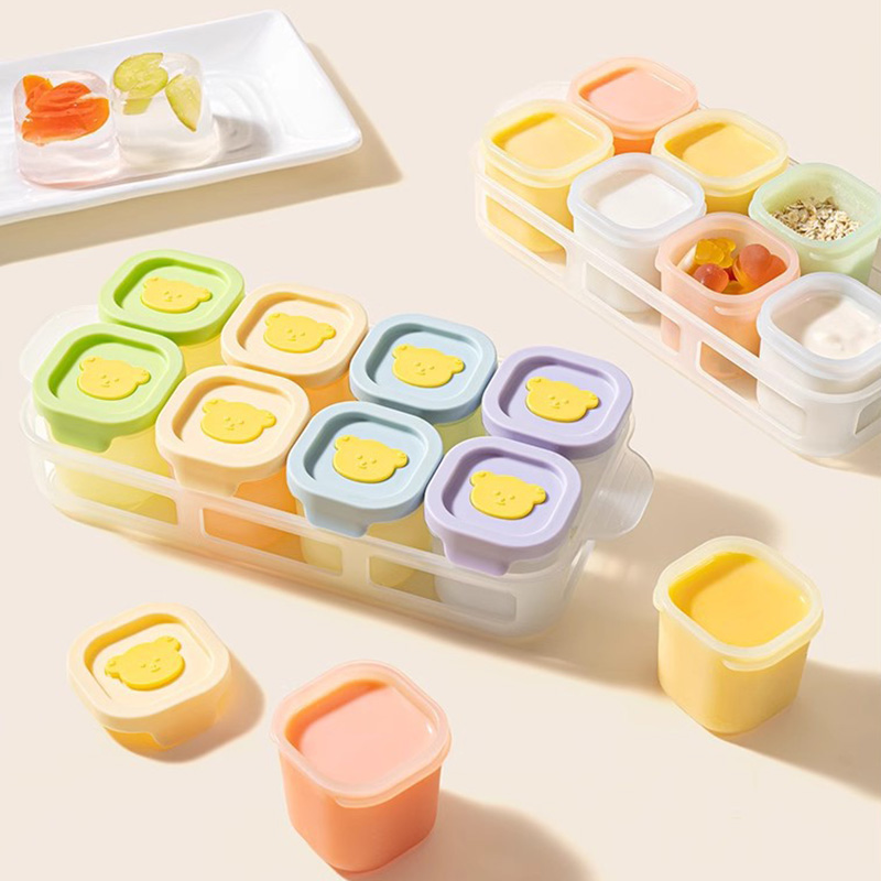 Baby Food Jars Glass - Baby complementary food box baby silicone