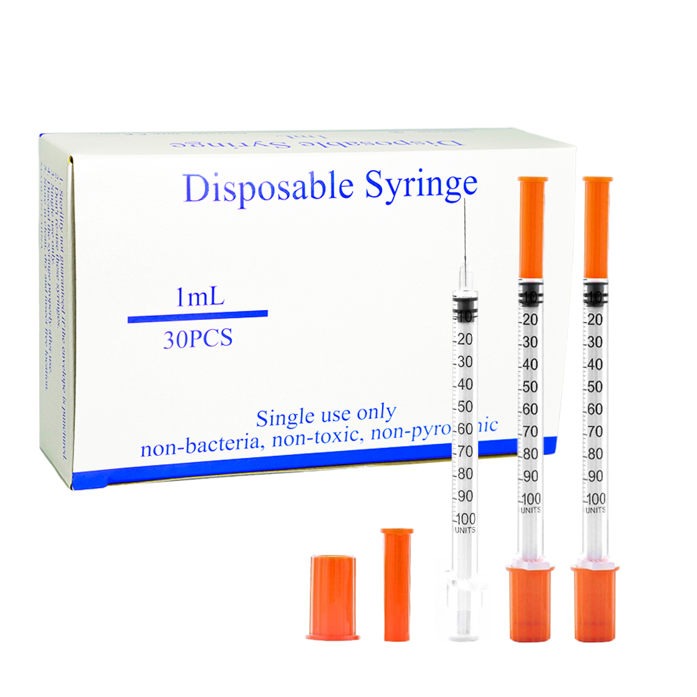 Baby Food Allergy Rash - 30PCS/Pack, 1ml Sterilized insulin Syringe with