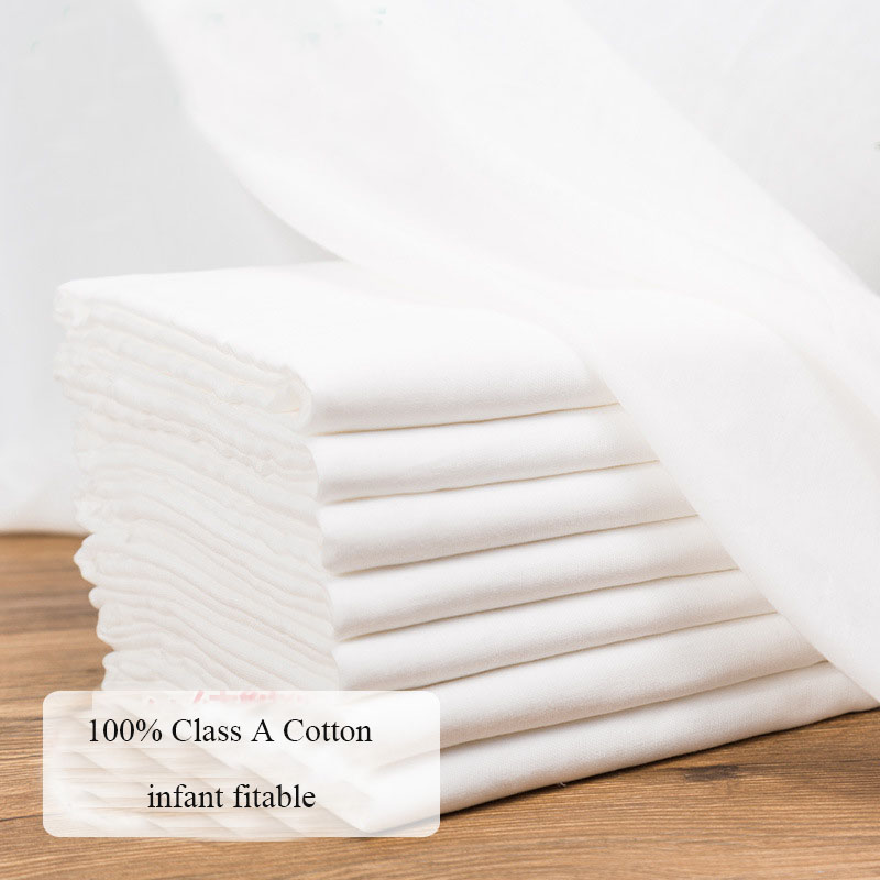Baby Food For 2 Year Old - 100x145cm Pure 100% Cotton White Gauze
