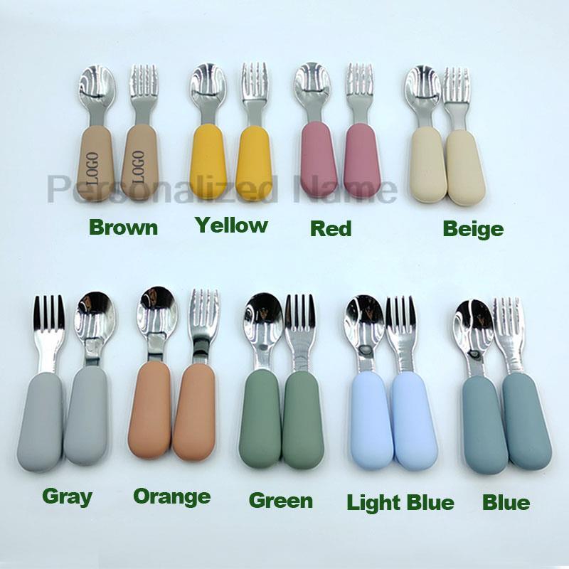Custom Logo 2PC/Set Baby Silic - Baby Food Logo recensie en prijs