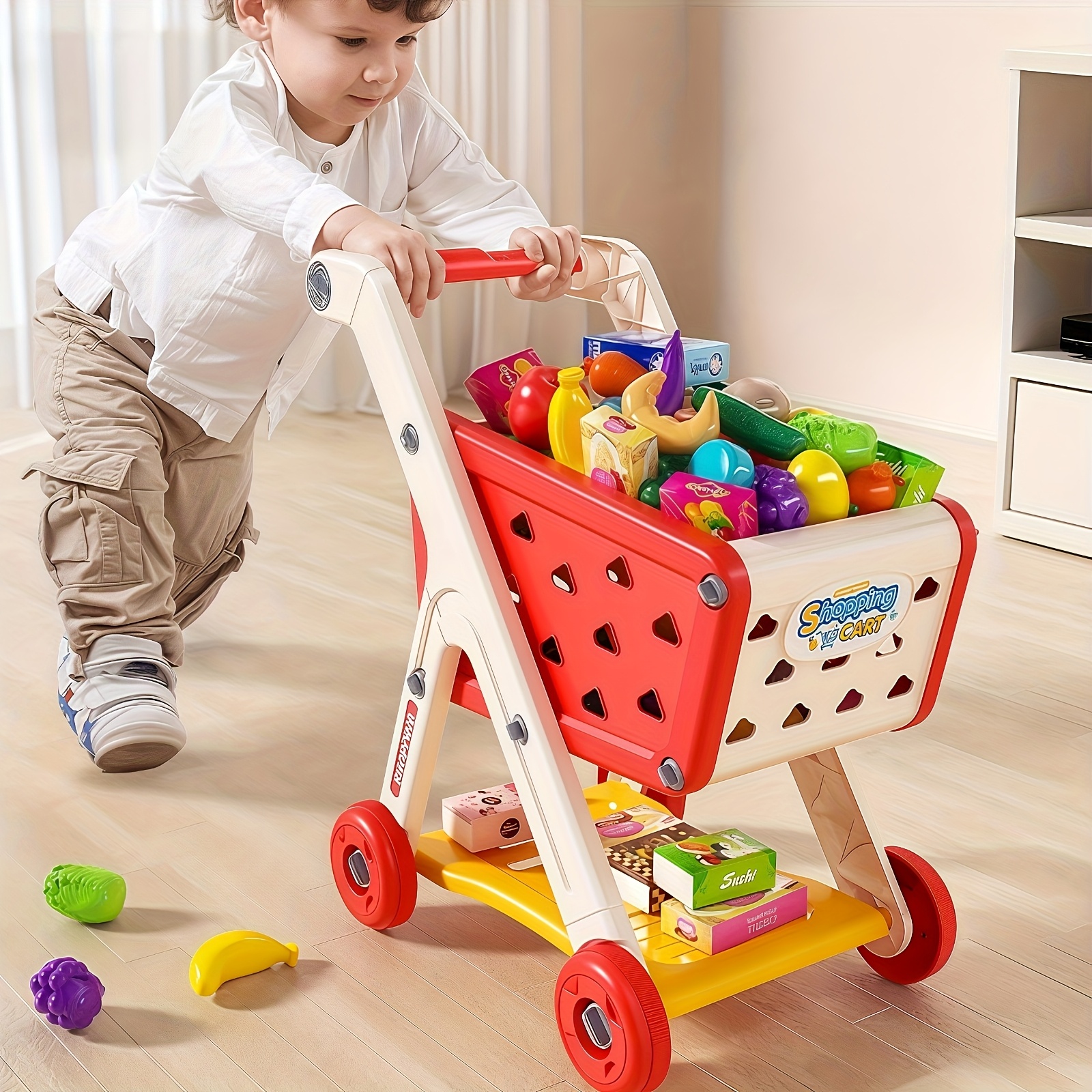 Kids Simulation Shopping Cart  - Baby Food Cooking Set recensie en prijs
