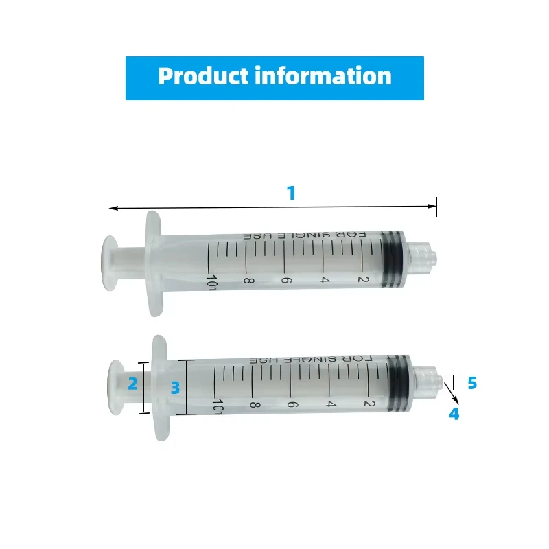 10ml Luer Lock Plastic Syringe - Baby Food Allergy Rash recensie en prijs