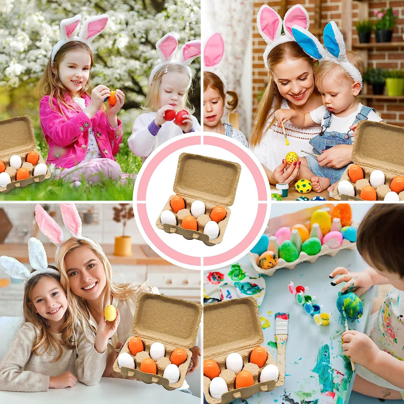 6pcs Wooden Eggs Toy Egg Kitch - Baby Food Cooking Set recensie en prijs