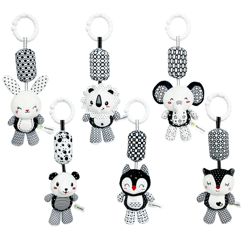 Black White Plush Doll Baby Ra - Baby Food Doll recensie en prijs