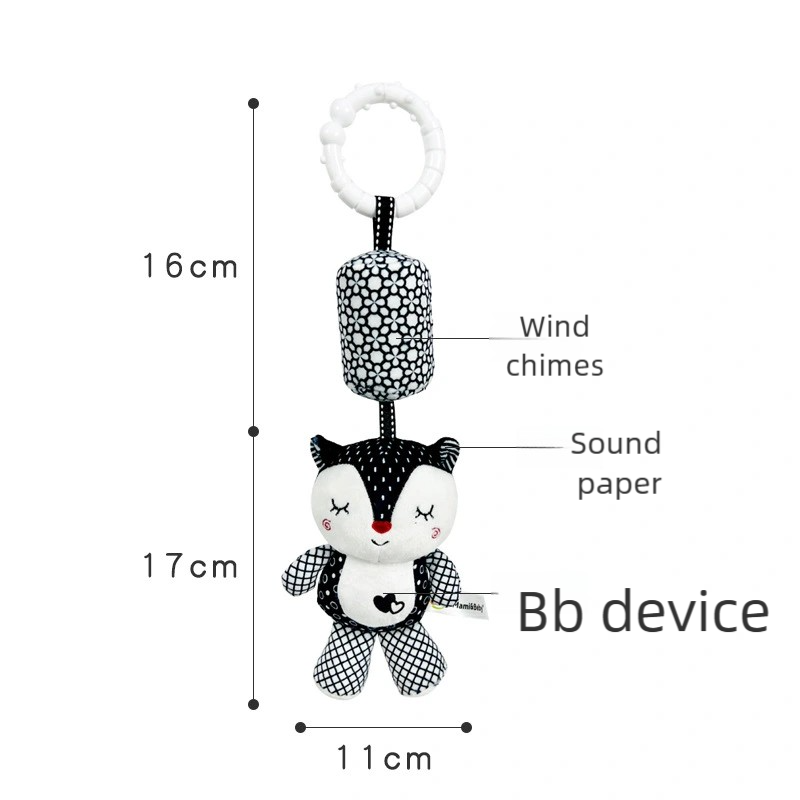 Black White Plush Doll Baby Ra - Baby Food Doll recensie en prijs