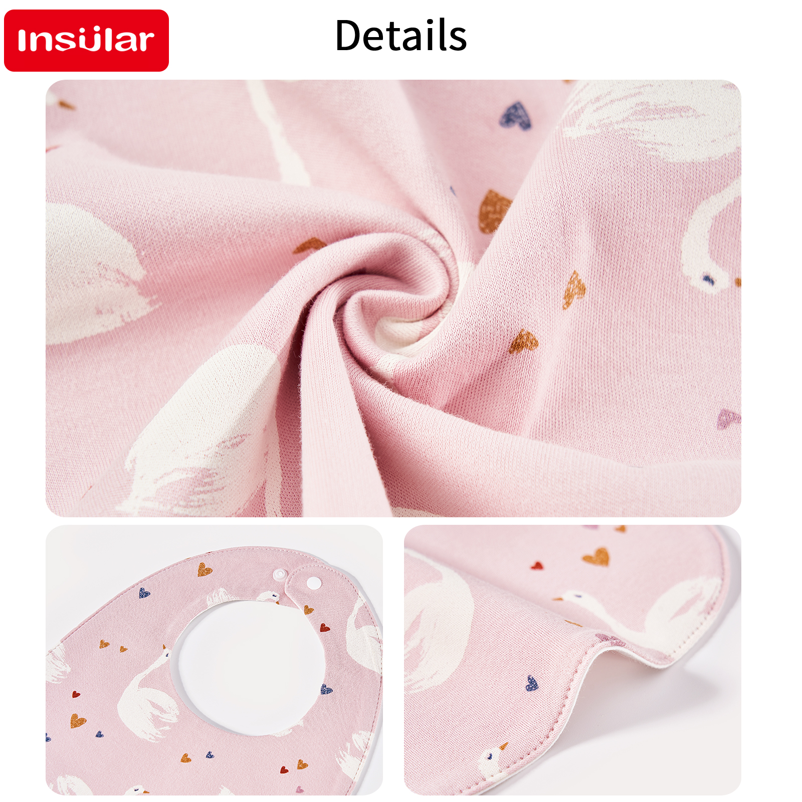 INSULAR 1pc Baby Bibs Burp Clo - Baby Rice Food recensie en prijs