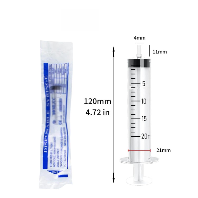 Straight Mouth Plastic Syringe - Baby Food Allergy Rash recensie en prijs