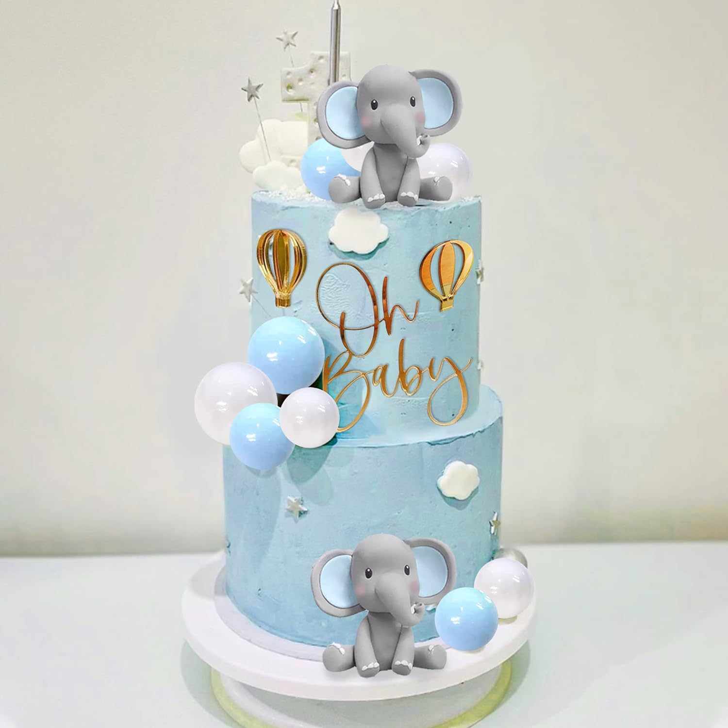 Elephant Cake Decoration Baby  - Baby Food Ingredients recensie en prijs