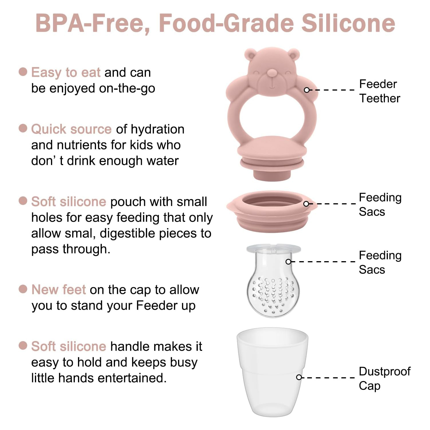 Baby Fruit & Food Feeder Pacif - Baby Food For 2 Year Old recensie en prijs