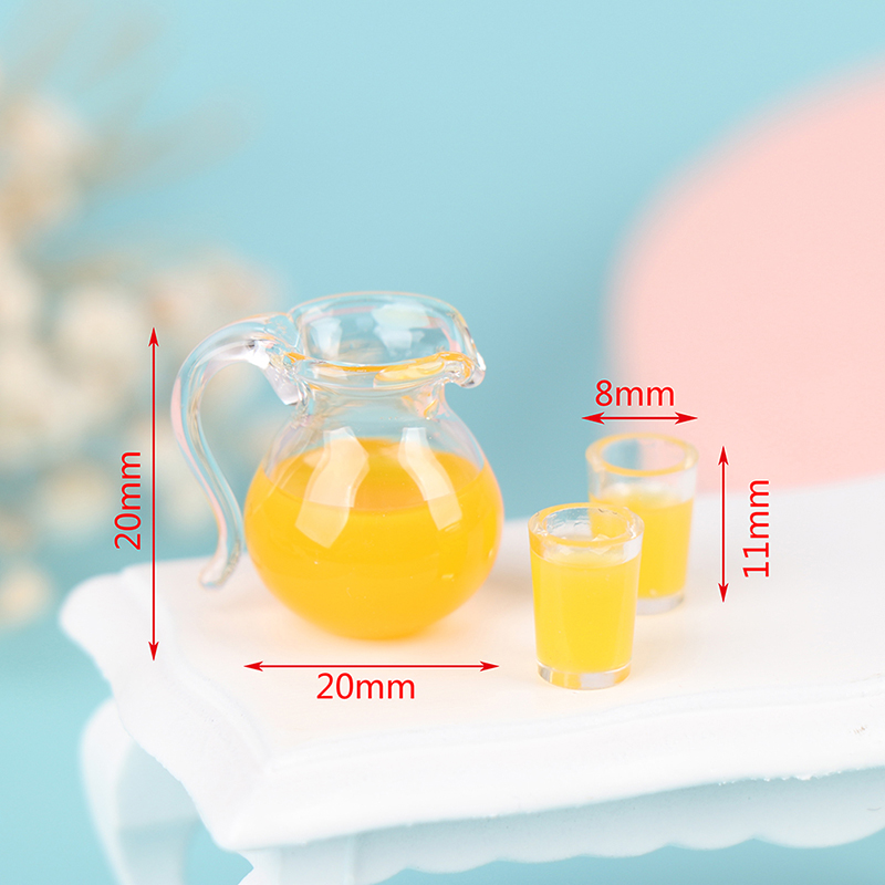 3Pcs/set 1:12 Dollhouse Miniat - Baby Food Cooking Set recensie en prijs