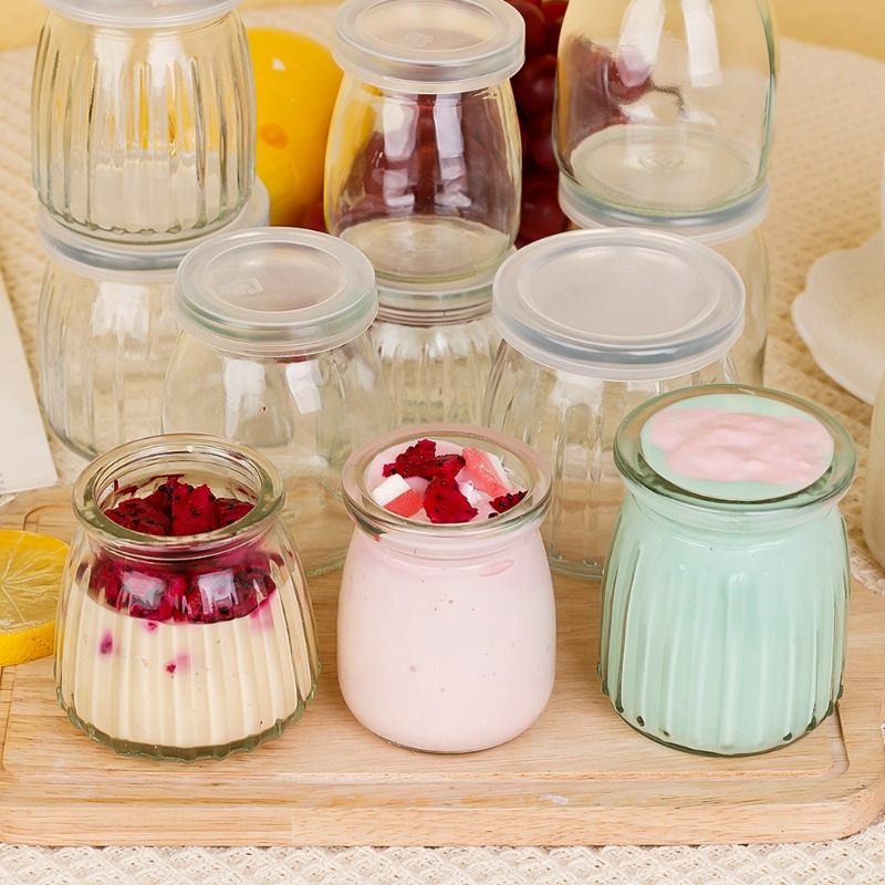 1/3Pcs Yogurt Jars with PE Lid - Baby Food Jars Glass recensie en prijs
