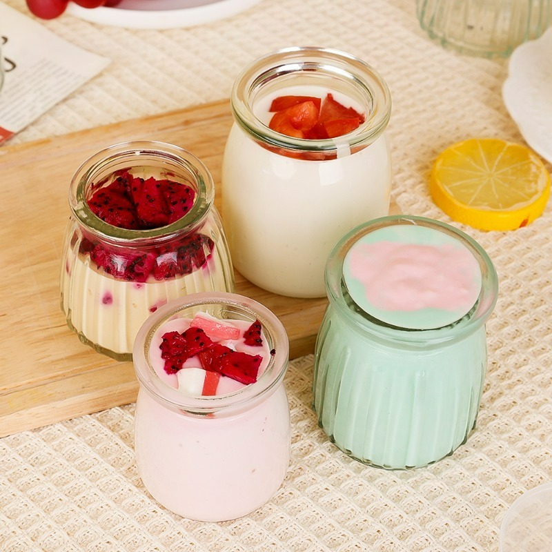 1/3Pcs Yogurt Jars with PE Lid - Baby Food Jars Glass recensie en prijs