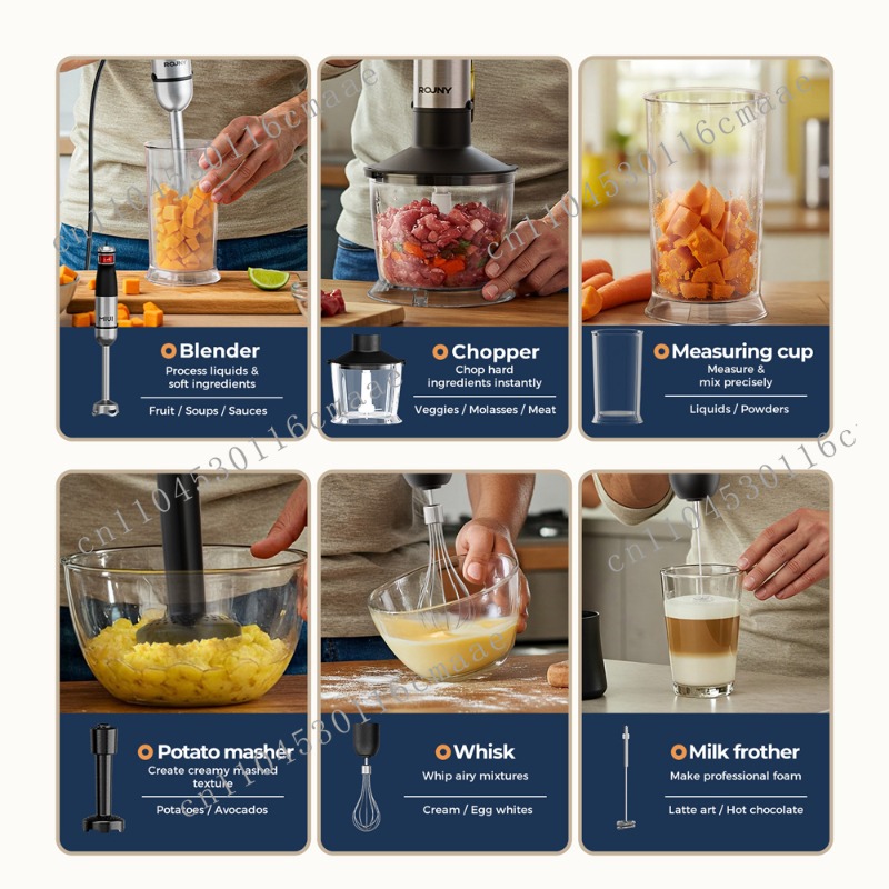 6-in-1  1200W Powerful Hand Bl - Baby Food Cooking Set recensie en prijs