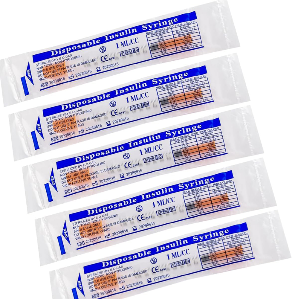 100pcs 1ml/cc Disposable Steri - Baby Food Allergy Rash recensie en prijs