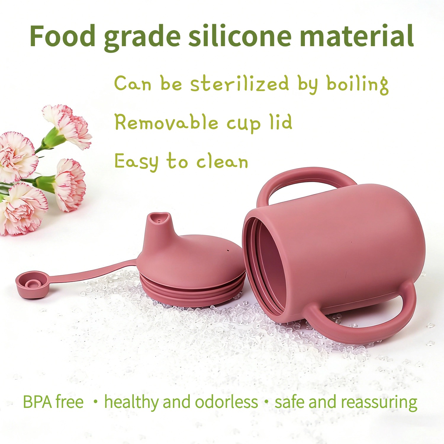 Silicone sippy cup food grade  - Baby Food Quality recensie en prijs