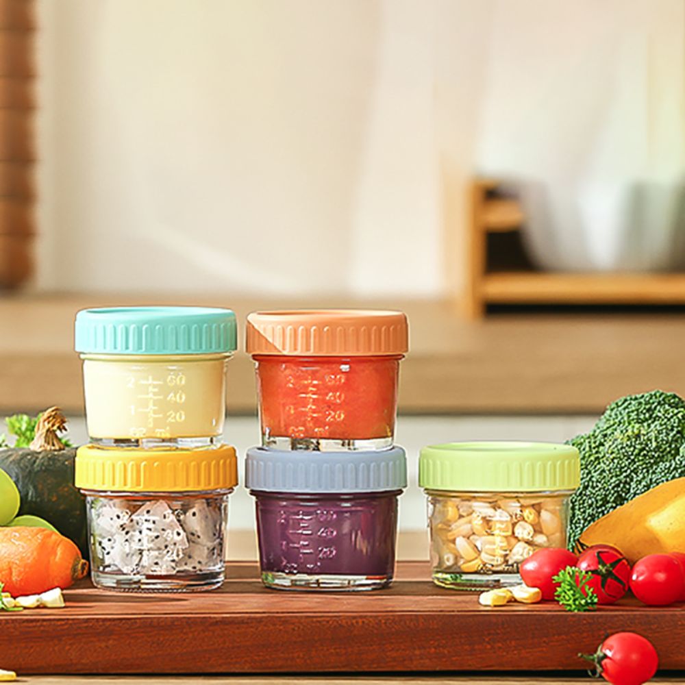 6pcs Glass Baby Food Jar Reusa - Baby Food Jars Glass recensie en prijs