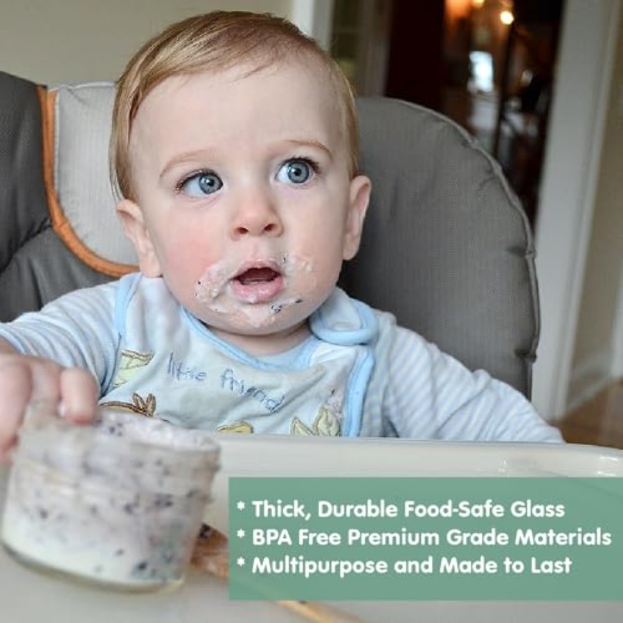 Sage Spoonfuls -12 Pack 4 oz B - Baby Food Jars Glass recensie en prijs