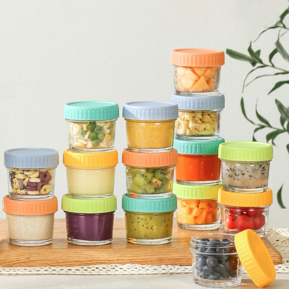 6pcs Glass Baby Food Jar Reusa - Baby Food Jars Glass recensie en prijs