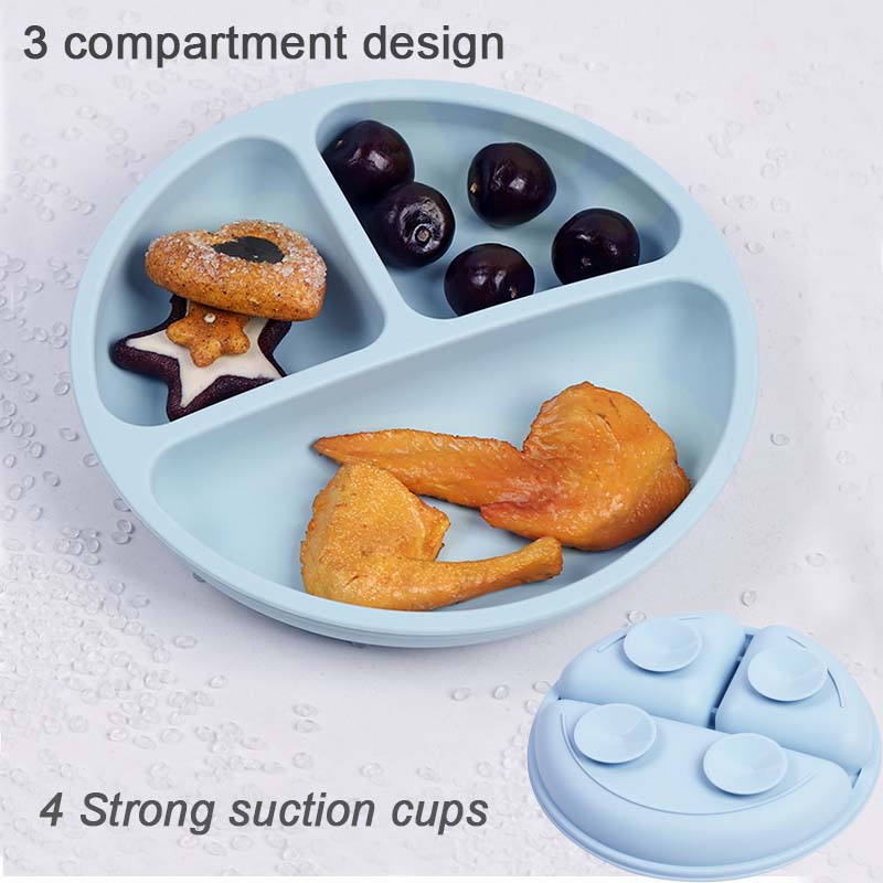 8Pcs Silicone Tableware Set Pe - Baby Food Logo recensie en prijs