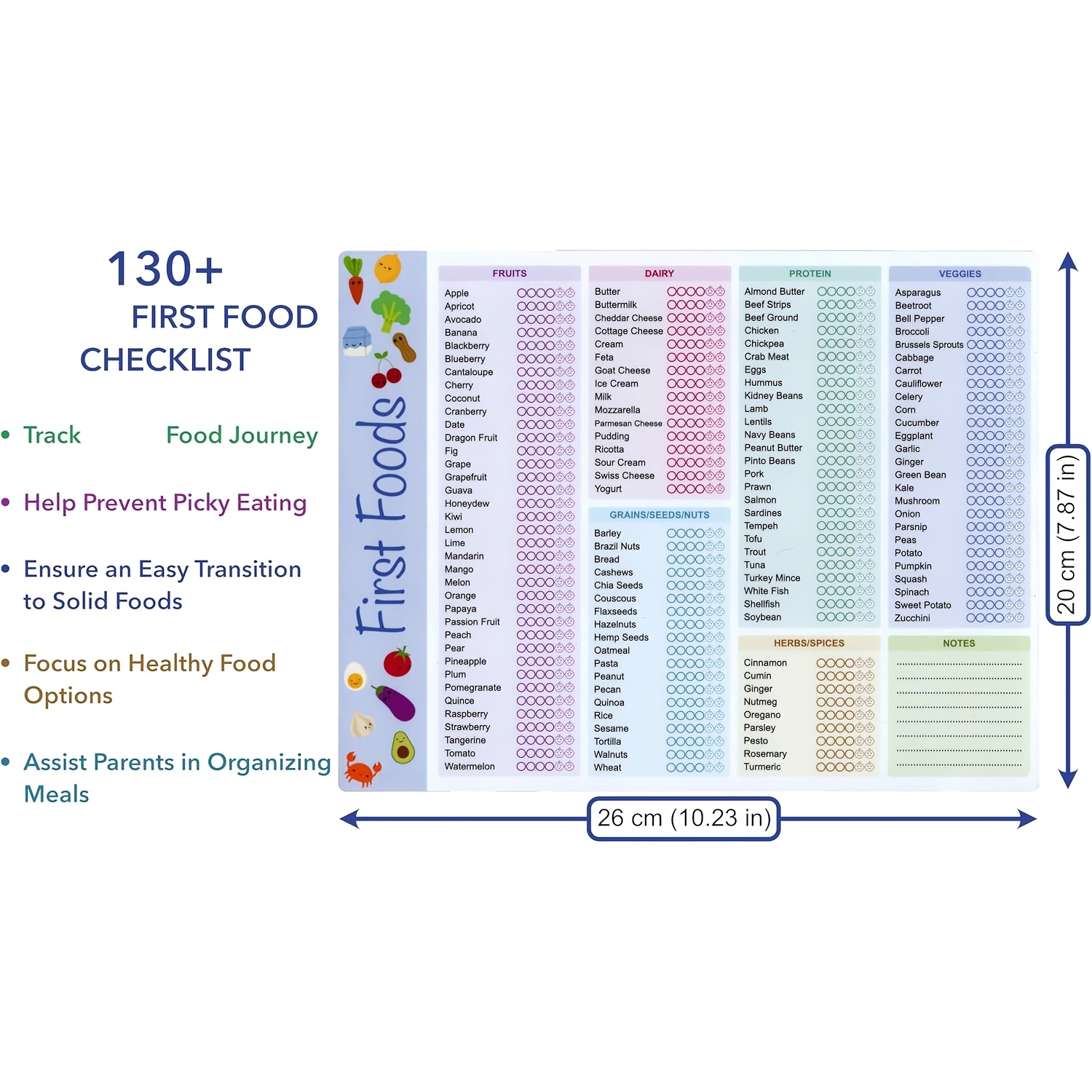 Baby First Foods Tracker, High - Baby Food Quality recensie en prijs