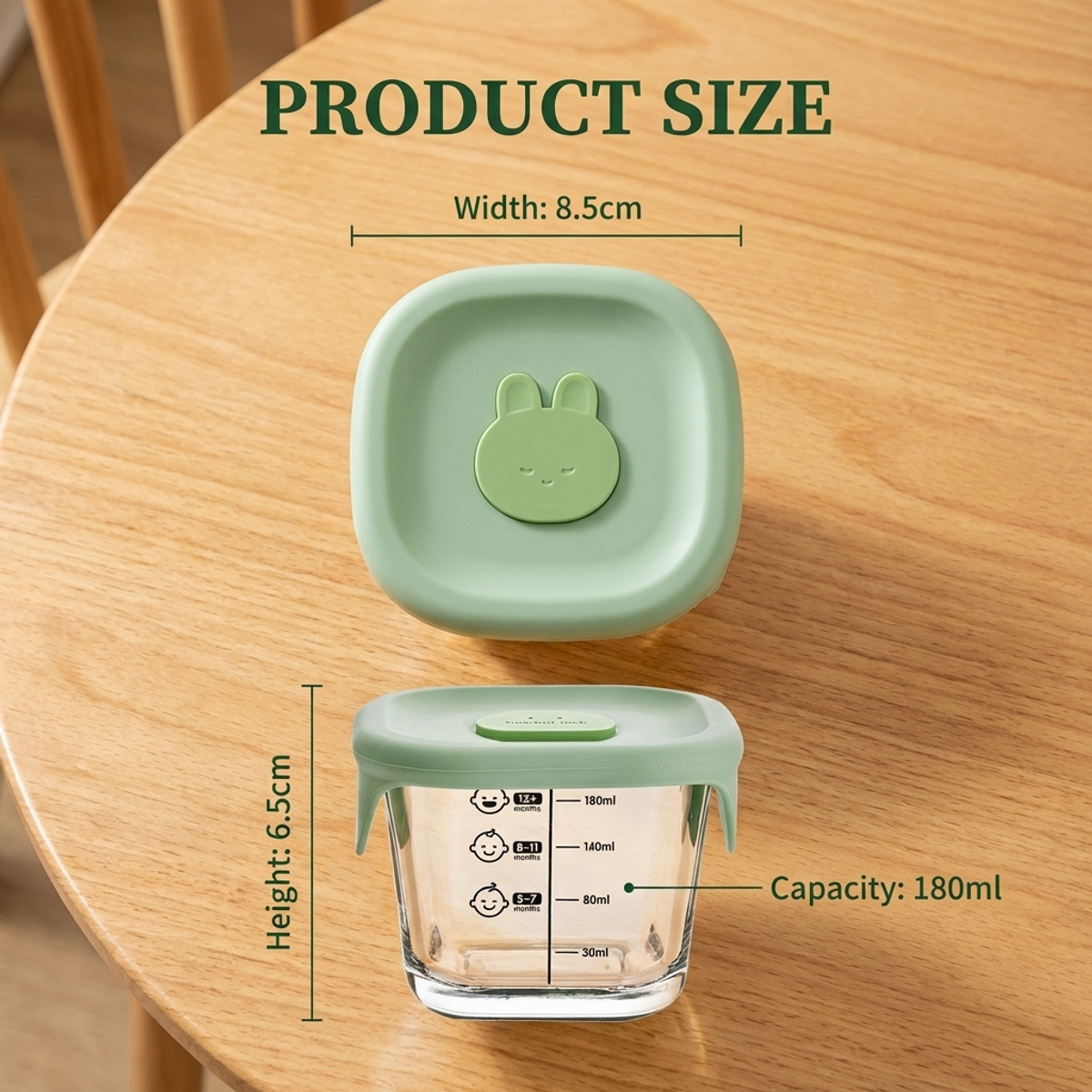 Glass Feeding Bowl with Lid–He - Baby Food Allergy Rash recensie en prijs