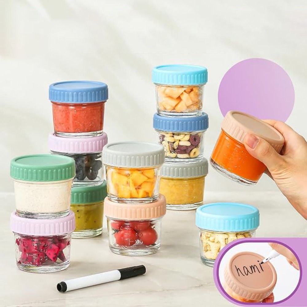 6pcs Mason Jar Glass Baby Food - Baby Food Jars Glass recensie en prijs