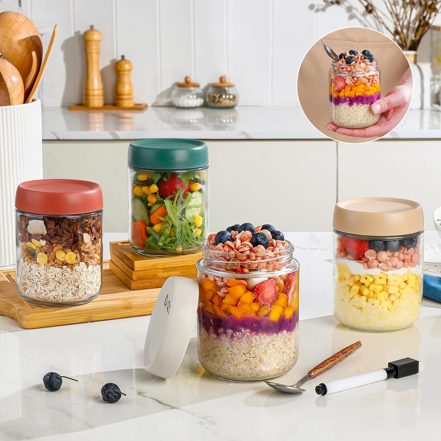 Glass Overnight Oats Container - Baby Food Jars Glass recensie en prijs