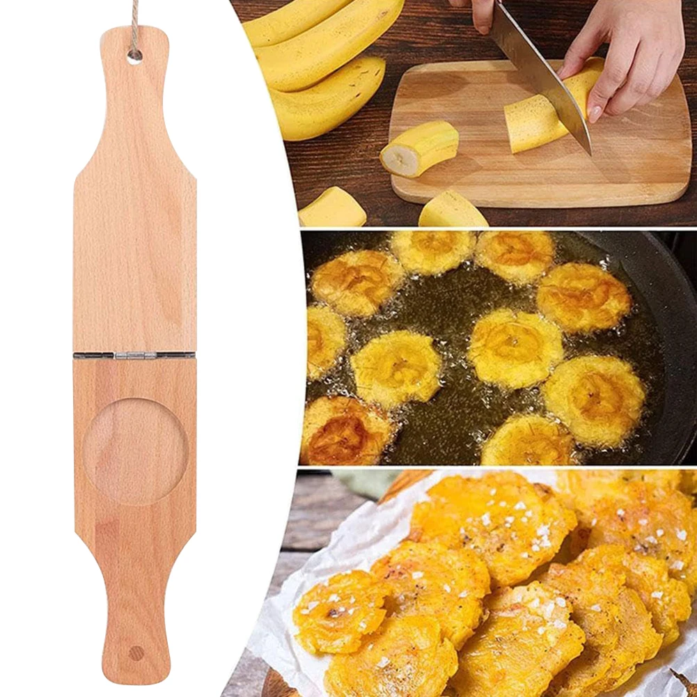 Wooden Plantain Press With Han - Baby Food Banana recensie en prijs