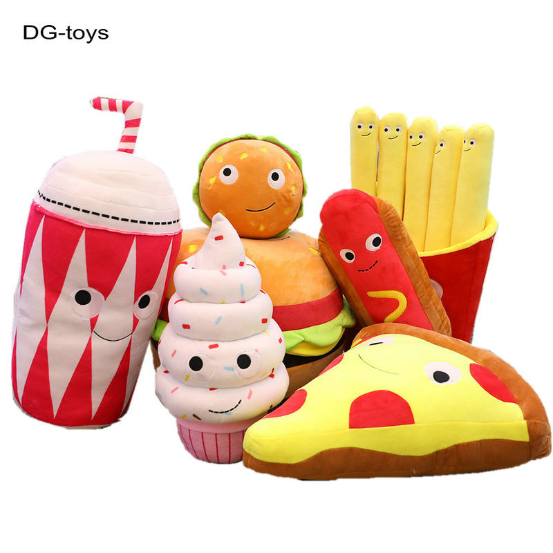 plush hamburger Pizza Toy ice  - Baby Food Doll recensie en prijs