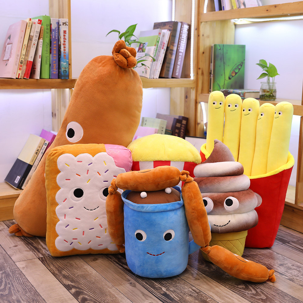 plush hamburger Pizza Toy ice  - Baby Food Doll recensie en prijs