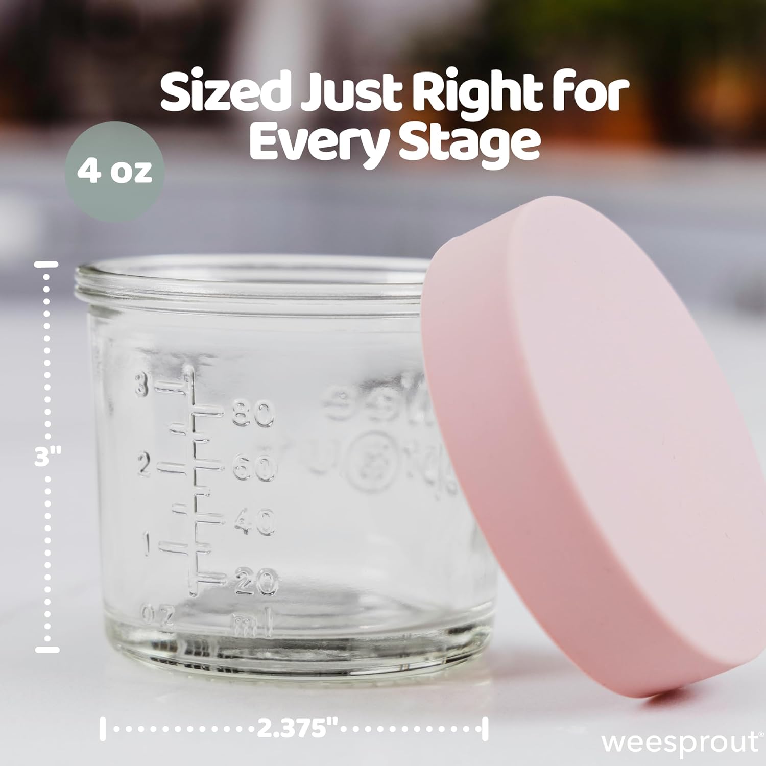 Glass Baby Food Storage Jars w - Baby Food Jars Glass recensie en prijs