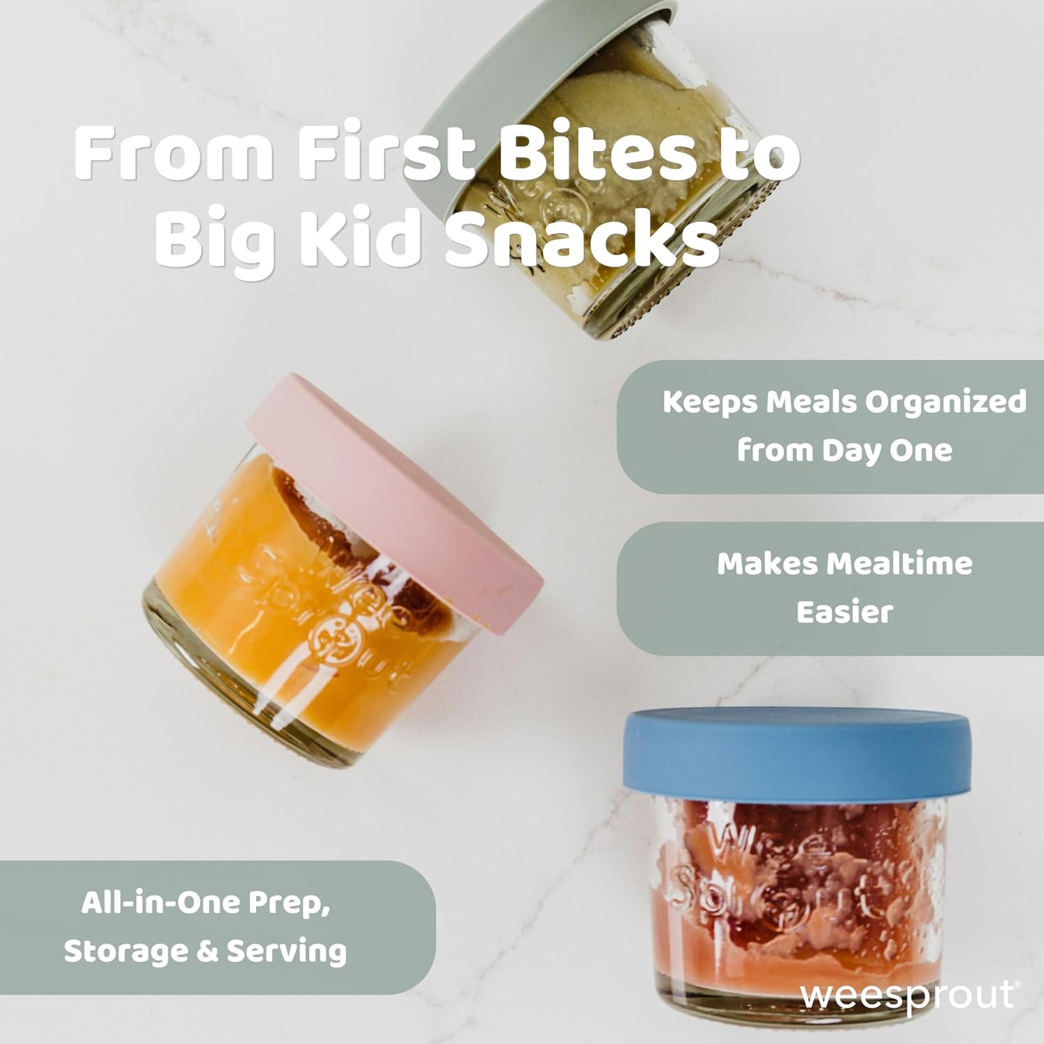 Glass Baby Food Storage Jars w - Baby Food Jars Glass recensie en prijs