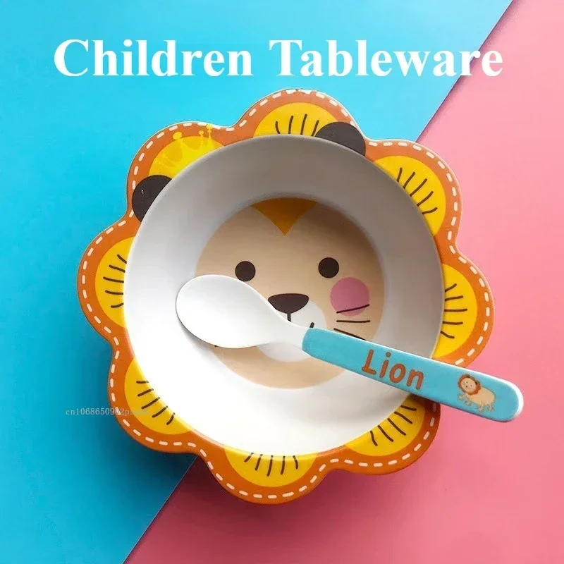Cartoon Bamboo Fiber Children' - Baby Rice Food recensie en prijs