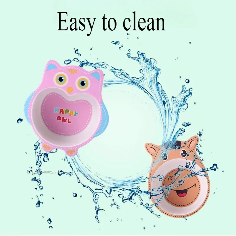 Cartoon Bamboo Fiber Children' - Baby Rice Food recensie en prijs