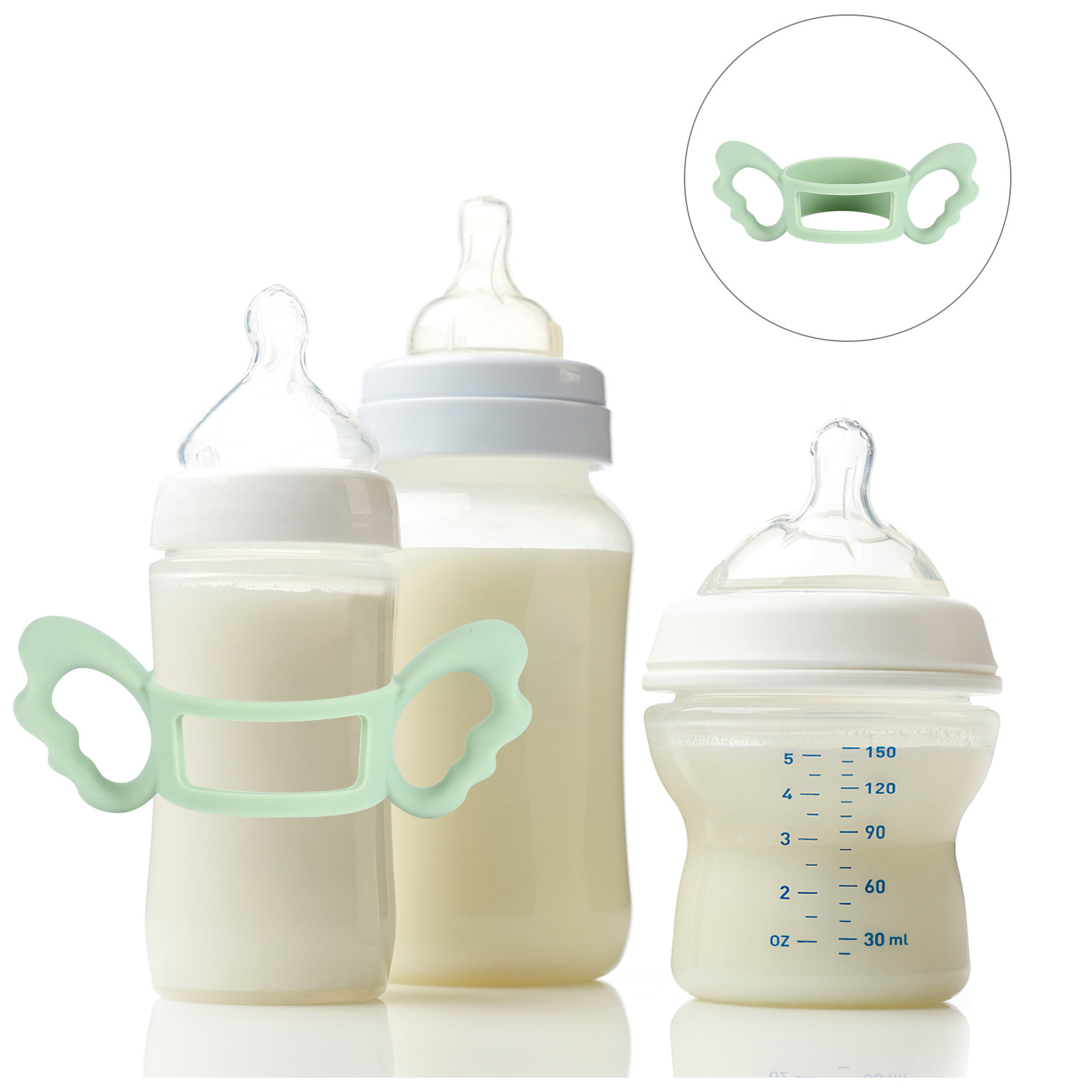 1Pcs Food Grade Silicone Nursi - Baby Food Bottle recensie en prijs