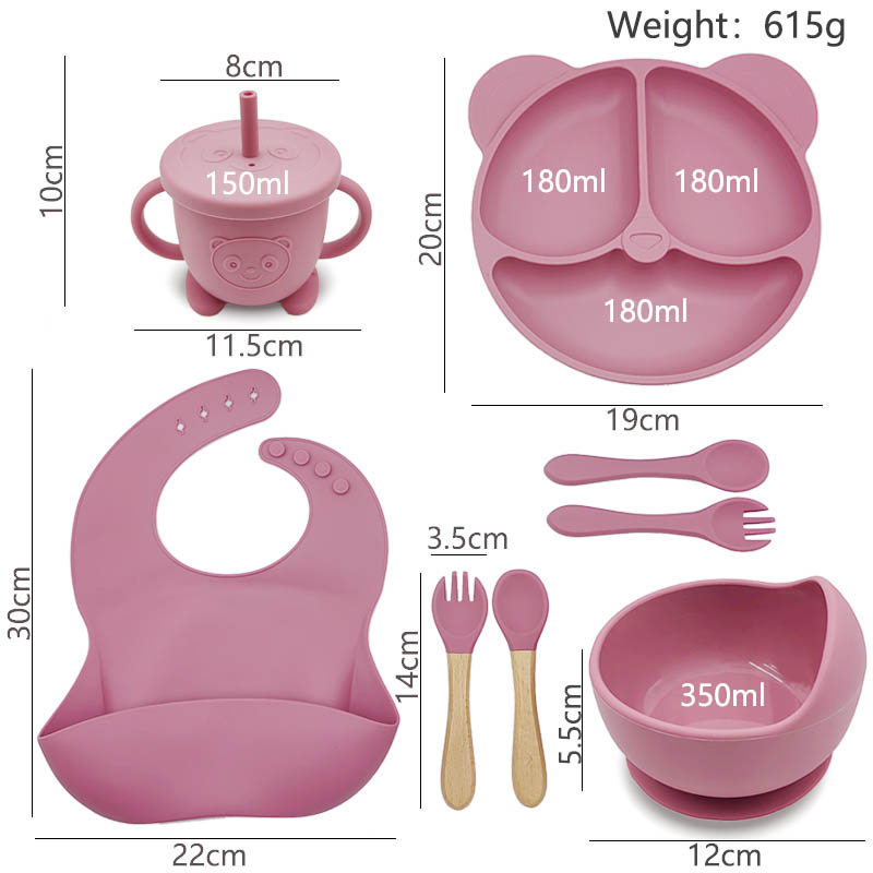 Silicone Bear Plate For Kids 8 - Baby Food Logo recensie en prijs