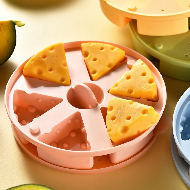 1PC Cheese Shape Baby Food Sil - Baby Food Jelly recensie en prijs