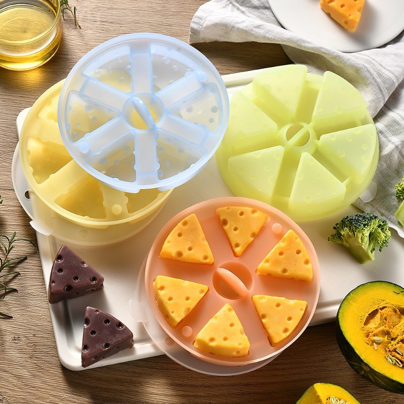 1PC Cheese Shape Baby Food Sil - Baby Food Jelly recensie en prijs