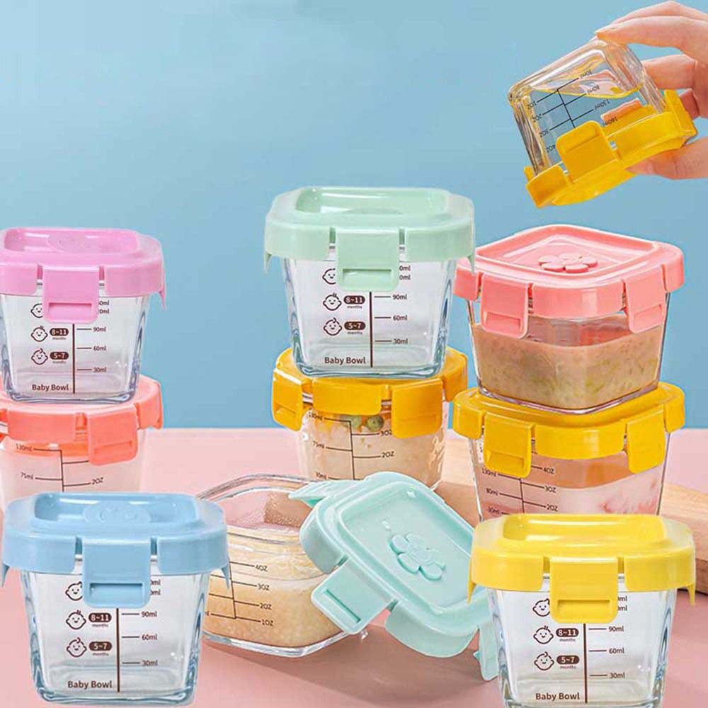 140ml Glass Food Storage Box F - Baby Food Jars Glass recensie en prijs