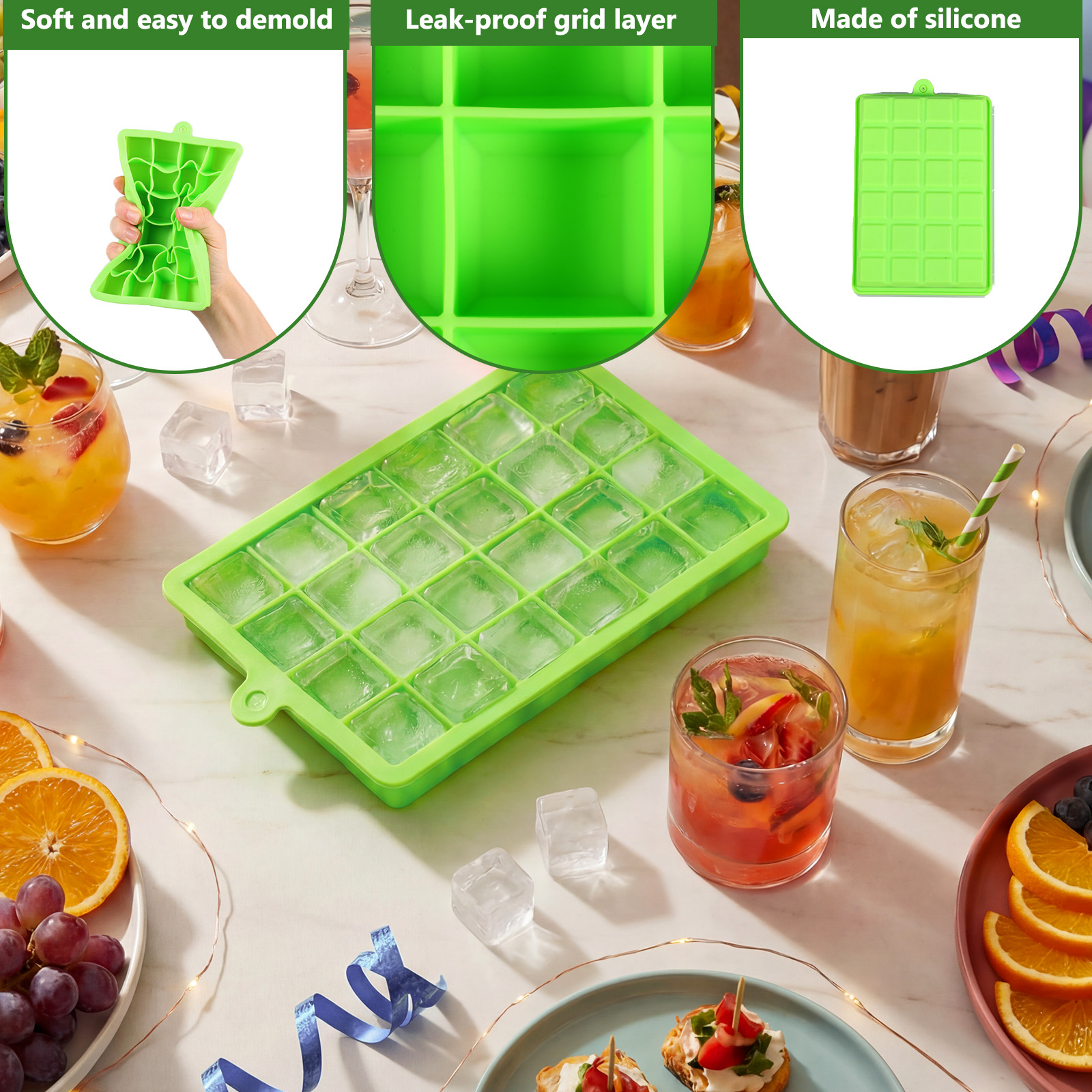 Silicone Ice Cube Tray Easy Re - Baby Food Jelly recensie en prijs