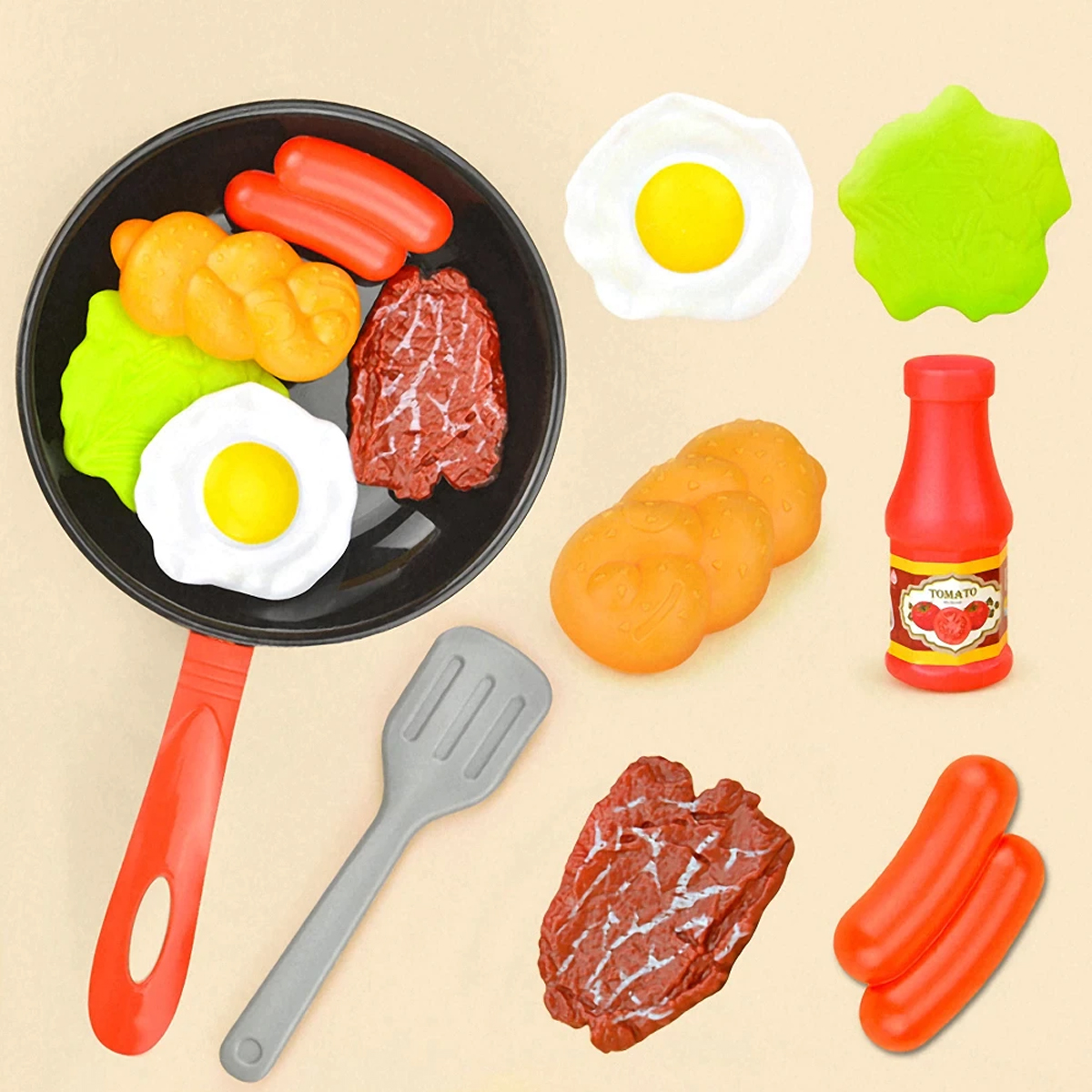 8PCS Kitchen Food Toys for Kid - Baby Food Cooking Set recensie en prijs