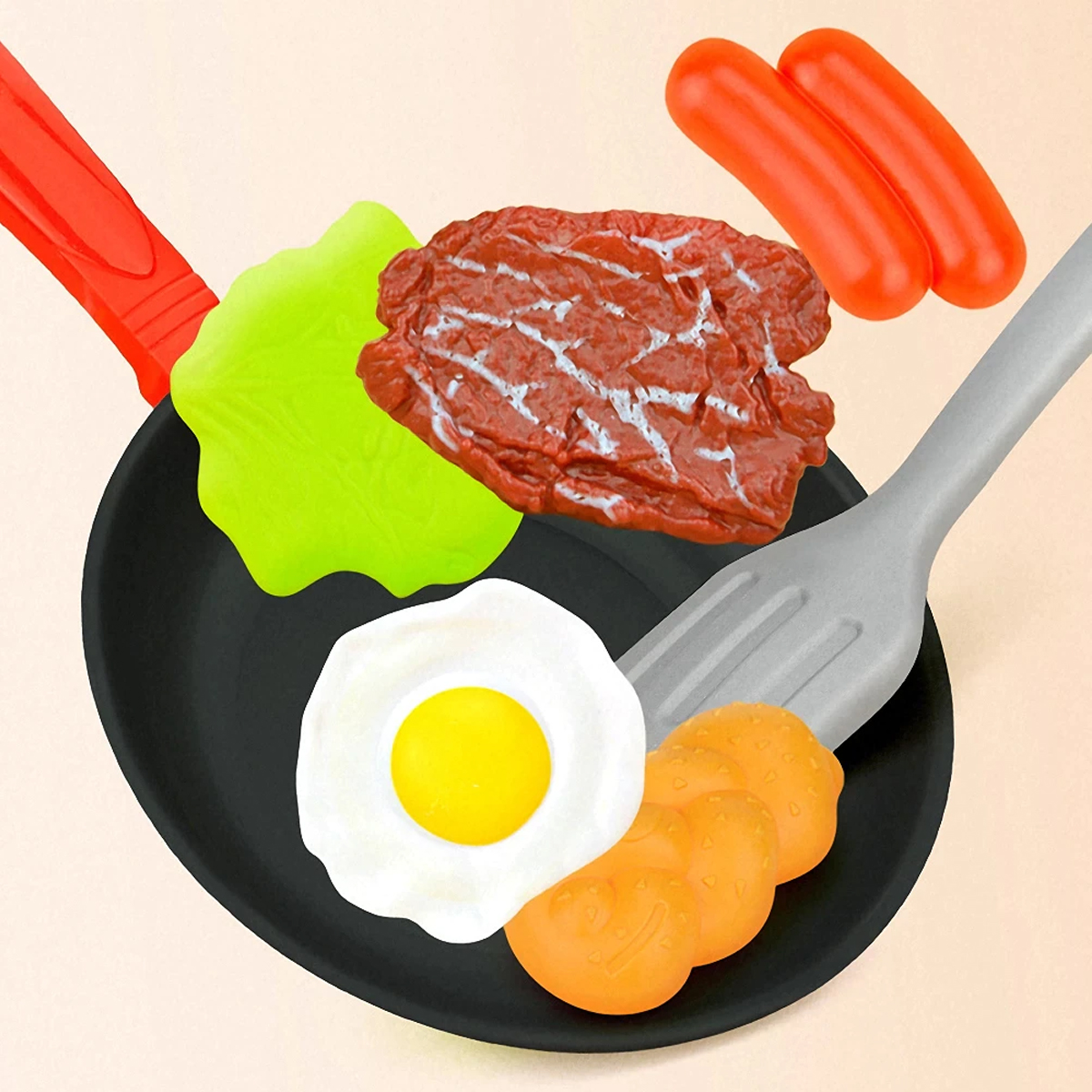 8PCS Kitchen Food Toys for Kid - Baby Food Cooking Set recensie en prijs