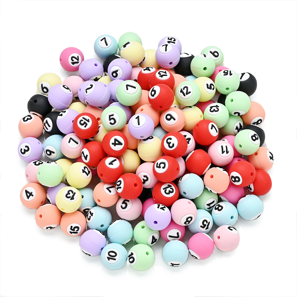 15Pcs 15mm Silicone Round Bead - Baby Food Ingredients recensie en prijs